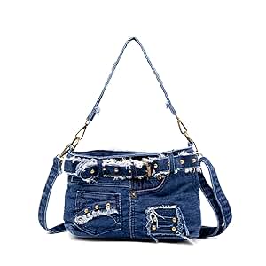 Y2k Bag Jean Bag Y2k Denim Grunge Tote Bag Y2k Aesthetic
